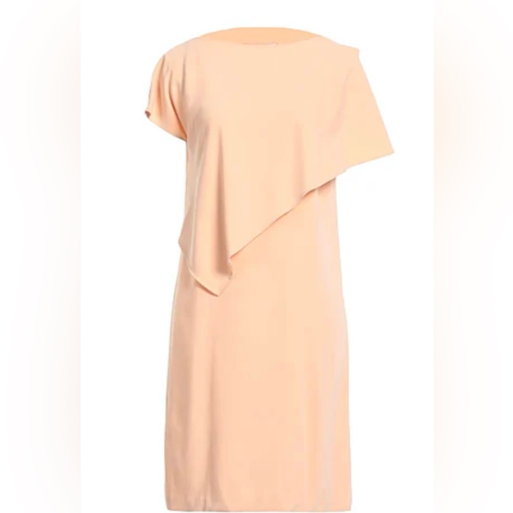 Etro Asymmetrical Peach Dress, size 42 (US 6-8)